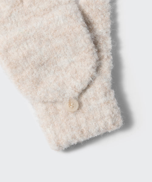 MUSINSA STANDARD WOMAN MUSINSA STANDARD WOMAN Women's Boucle Mitten Knit Gloves [Oatmeal]