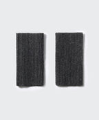 MUSINSA STANDARD WOMAN MUSINSA STANDARD WOMAN Women's Layered Finger Hole Knit Gloves Charcoal Gray
