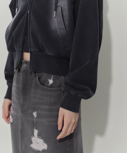 MUSINSA STANDARD WOMAN MUSINSA STANDARD WOMAN Hoodie Charcoal Gray