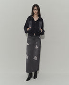 MUSINSA STANDARD WOMAN MUSINSA STANDARD WOMAN Hoodie Charcoal Gray