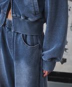 MUSINSA STANDARD WOMAN MUSINSA STANDARD WOMAN Women's Faded Wide Sweatpants Blue Gray
