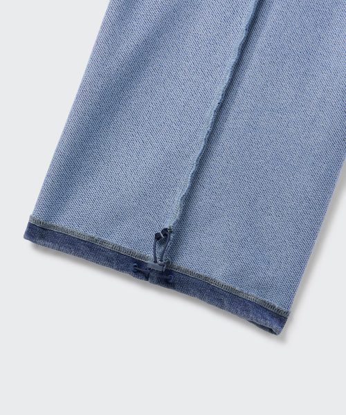 MUSINSA STANDARD WOMAN MUSINSA STANDARD WOMAN Women's Faded Wide Sweatpants Blue Gray