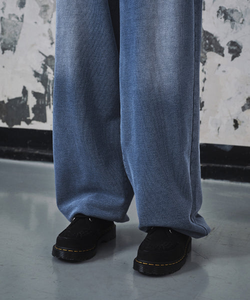 MUSINSA STANDARD WOMAN MUSINSA STANDARD WOMAN Women's Faded Wide Sweatpants Blue Gray