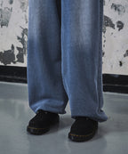 MUSINSA STANDARD WOMAN MUSINSA STANDARD WOMAN Women's Faded Wide Sweatpants Blue Gray