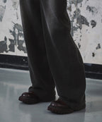 MUSINSA STANDARD WOMAN MUSINSA STANDARD WOMAN Women's Faded Wide Sweat Pants [Charcoal Gray] (Size L)
