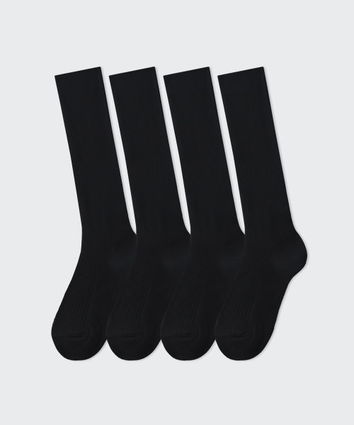 MUSINSA STANDARD WOMAN MUSINSA STANDARD WOMAN Women's Ribbed Slouch Socks 4 Pack