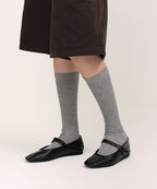 MUSINSA STANDARD WOMAN MUSINSA STANDARD WOMAN Women's Ribbed Slouch Socks 4 Pack (Gray)