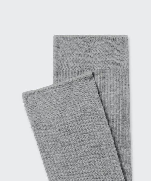 MUSINSA STANDARD WOMAN MUSINSA STANDARD WOMAN Women's Ribbed Slouch Socks 4 Pack (Gray)