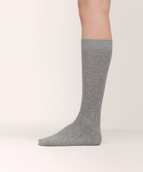 MUSINSA STANDARD WOMAN MUSINSA STANDARD WOMAN Women's Ribbed Slouch Socks 4 Pack (Gray)