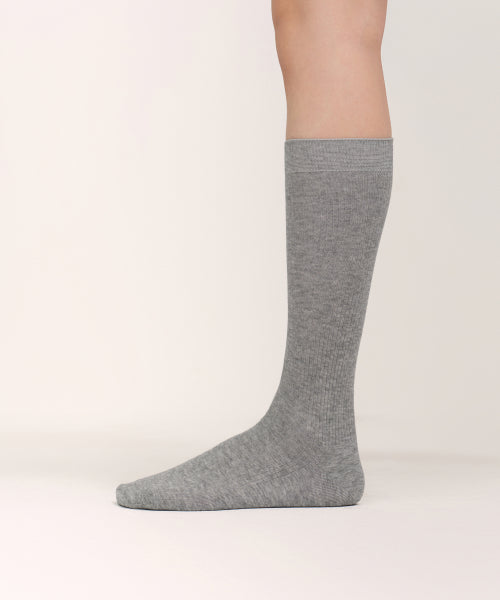MUSINSA STANDARD WOMAN MUSINSA STANDARD WOMAN Women's Ribbed Slouch Socks 4 Pack (Gray)