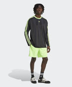 ADIDAS ADIDAS Jacquard Long Sleeve Jersey - Black:Signal Green