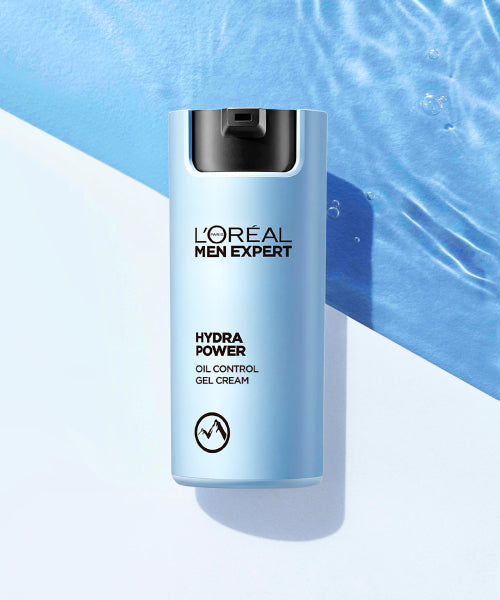 LOREALPARIS Men Expert Hydra Power Oil Control Gel Cream (+Free Milky Lotion Mini 22ml)