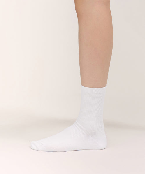 MUSINSA STANDARD WOMAN MUSINSA STANDARD WOMAN Women's Fine Ribbed Crew Socks 7 Pack