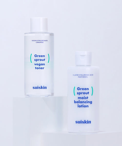 SUISKIN Young Sprout Clean Toner 200ml + Lotion 210ml