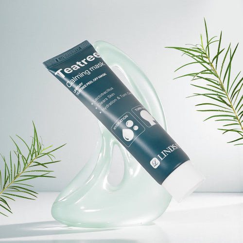 LINDSAY LINDSAY Cooling Soothing Moisturizing Tea Tree Mask Peel Off Pack 70ml