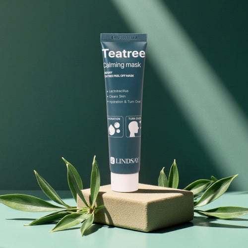 LINDSAY LINDSAY Cooling Soothing Moisturizing Tea Tree Mask Peel Off Pack 70ml