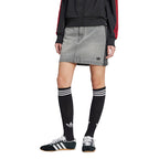 ADIDAS ADIDAS 3S Denim Mini Skirt - Washed Gray Denim