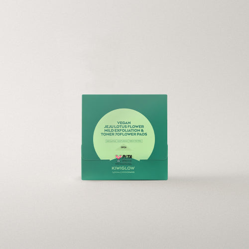 KIWIGLOW KIWIGLOW Kiwi Glow Vegan Jeju Lotus Mild Dead Cell Care Toner Pads