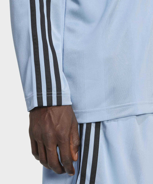 ADIDAS ADIDAS T-Shirt Jacquard Long Sleeve - Ash Blue:Black