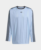ADIDAS ADIDAS T-Shirt Jacquard Long Sleeve - Ash Blue:Black