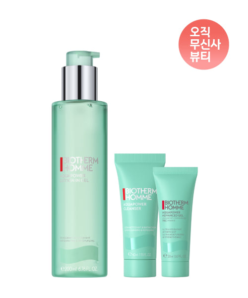 BIOTHERM Aqua Power All-in-One 200ml Set (+Aqua Power Cleanser 40ml, Gel PRO 20ml)