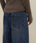 MUSINSA STANDARD WOMAN MUSINSA STANDARD WOMAN Women's Curved Denim Pants [Medium Indigo]