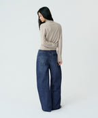 MUSINSA STANDARD WOMAN MUSINSA STANDARD WOMAN Women's Curved Denim Pants [Medium Indigo]