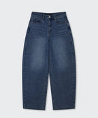 MUSINSA STANDARD WOMAN MUSINSA STANDARD WOMAN Women's Curved Denim Pants [Medium Indigo]