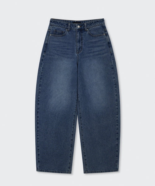 MUSINSA STANDARD WOMAN MUSINSA STANDARD WOMAN Women's Curved Denim Pants [Medium Indigo]