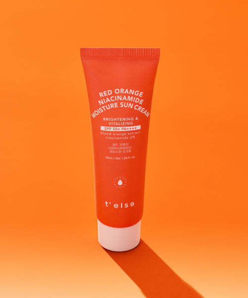 TELSE TELSE Red Orange Niacinamide Moisture Sun Cream 50ML SPF50