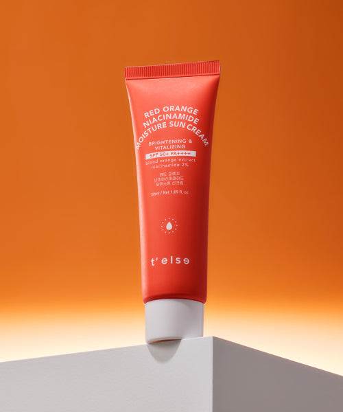 TELSE TELSE Red Orange Niacinamide Moisture Sun Cream 50ML SPF50