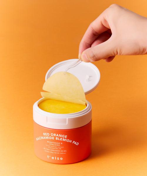 TELSE TELSE Red Orange Niacinamide Blemish Pads 70 sheets