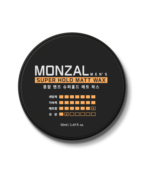 MONZAL Men's Super Hold Matte Wax 50ml