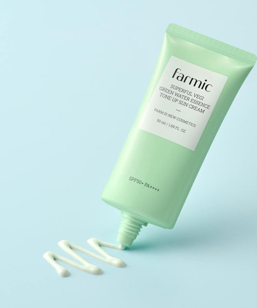 FARMIC Superfull Veggie High Moisturizing Gel Cleanser Tone Up Sun Cream Skin Care Set