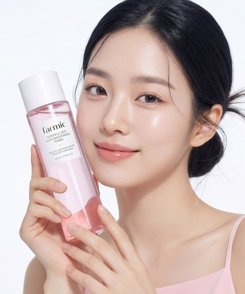 FARMIC Superfull Veggie High Moisturizing Gel Cleanser Toner Serum Mist Skin Care Set