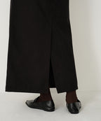 MUSINSA STANDARD WOMAN MUSINSA STANDARD WOMAN Synthetic Suede Maxi Skirt (Black)