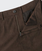MUSINSA STANDARD WOMAN MUSINSA STANDARD WOMAN Synthetic Suede Maxi Skirt (Brown)