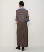 MUSINSA STANDARD WOMAN MUSINSA STANDARD WOMAN Synthetic Suede Maxi Skirt (Brown)