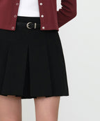 MUSINSA STANDARD WOMAN MUSINSA STANDARD WOMAN Slacks Women's Mini Skirt [Black]