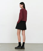 MUSINSA STANDARD WOMAN MUSINSA STANDARD WOMAN Slacks Women's Mini Skirt [Black]