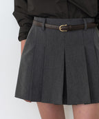 MUSINSA STANDARD WOMAN MUSINSA STANDARD WOMAN Mini Skirt Slacks Medium Gray
