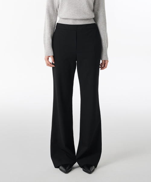 MUSINSA STANDARD WOMAN MUSINSA STANDARD WOMAN Slacks Women's Wrap Skirt [Black]