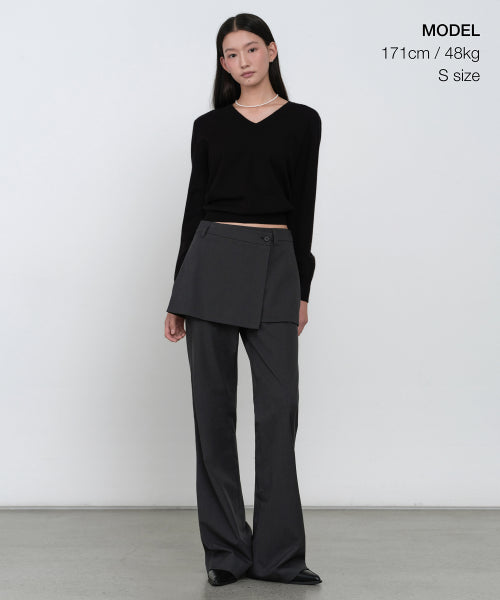 MUSINSA STANDARD WOMAN MUSINSA STANDARD WOMAN Slacks Gray