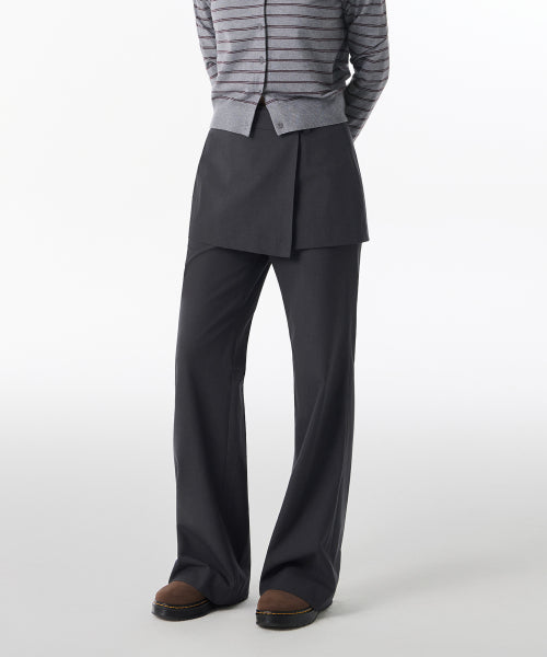 MUSINSA STANDARD WOMAN MUSINSA STANDARD WOMAN Slacks Gray