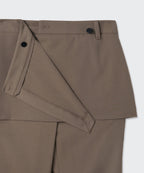 MUSINSA STANDARD WOMAN MUSINSA STANDARD WOMAN Slacks Women's Wrap Skirt [Dusty Beige]
