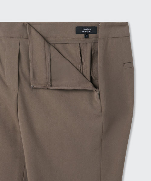MUSINSA STANDARD WOMAN MUSINSA STANDARD WOMAN Slacks Women's Wrap Skirt [Dusty Beige]