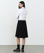 MUSINSA STANDARD WOMAN MUSINSA STANDARD WOMAN Pleated Knee Length Skirt Black