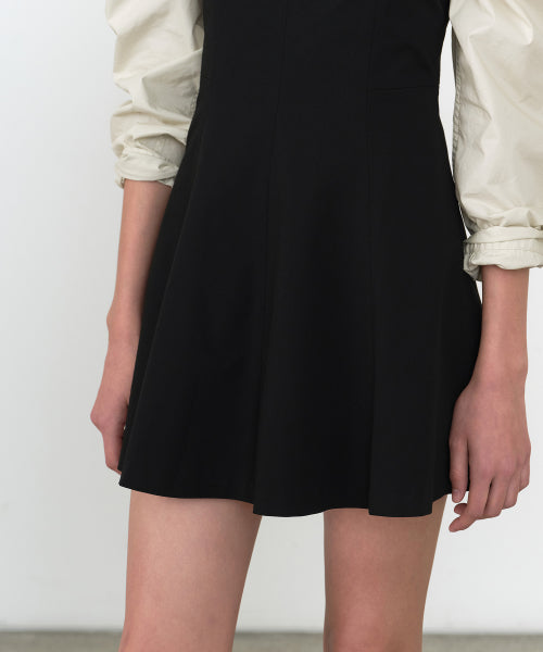 MUSINSA STANDARD WOMAN MUSINSA STANDARD WOMAN Women's Flare Mini Dress [Black] - Size M
