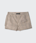 MUSINSA STANDARD WOMAN MUSINSA STANDARD WOMAN Women's Check Pleated Mini Skirt [Medium Gray]