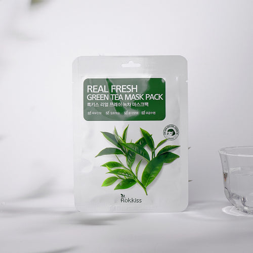 ROKKISS ROKKISS Real Fresh Green Tea Mask Pack (50 sheets)